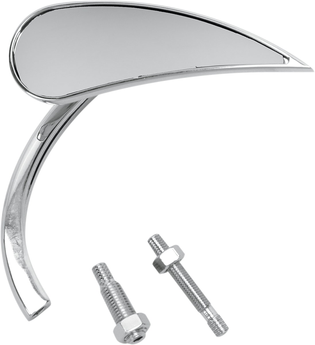 Arlen NESS Mirror - Micro - Rad 2 - Side View - Teardrop - Chrome - Right