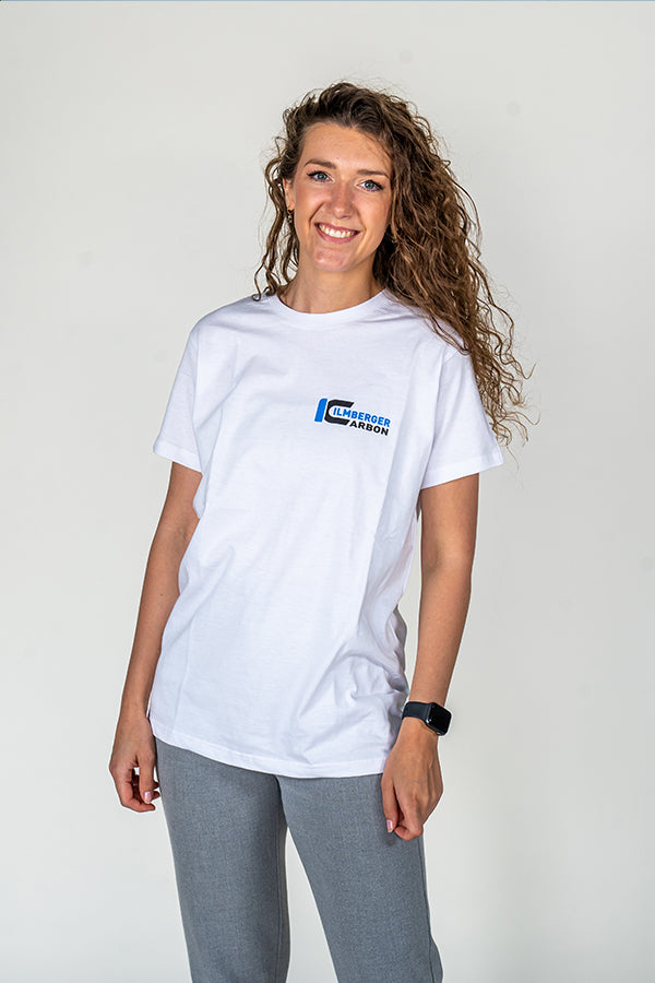 Ilmberger Carbon T-Shirt White Round Neck