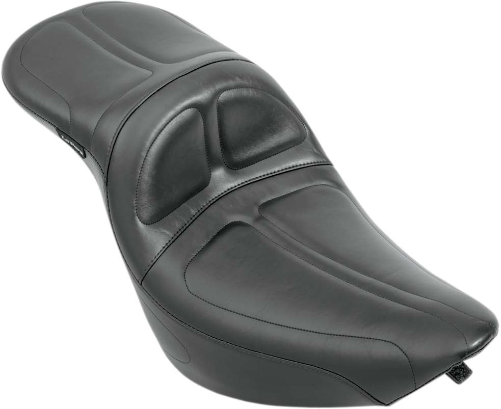 Le Pera Maverick Daddy Long Legs Seat - Black - Stitched - FXST '84-'99