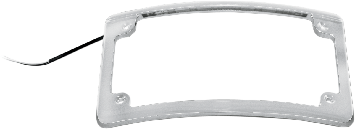 Custom Dynamics Radius LED License Plate Frame