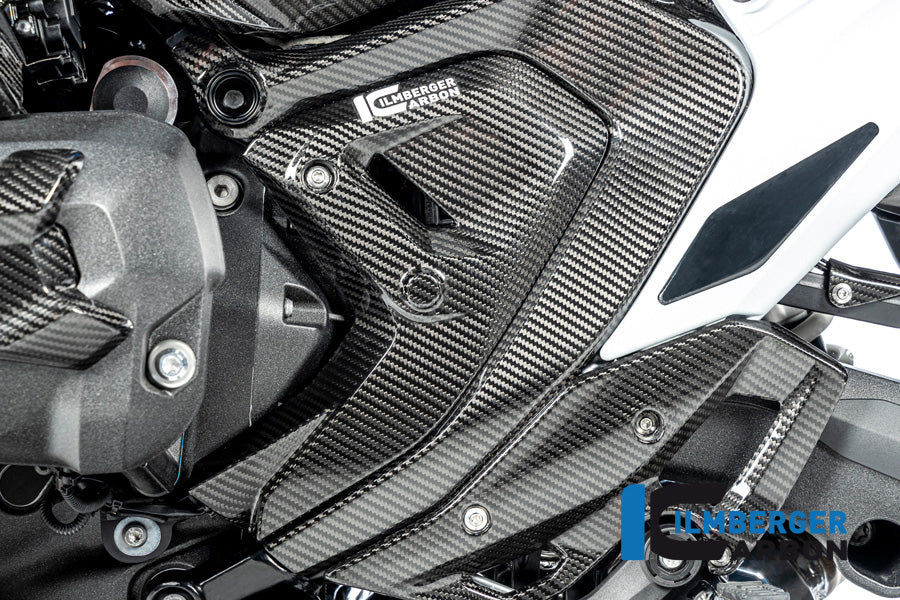 Ilmberger Carbon Triangular Frame Cover Left BMW R 1300 GS - Gloss / Twill