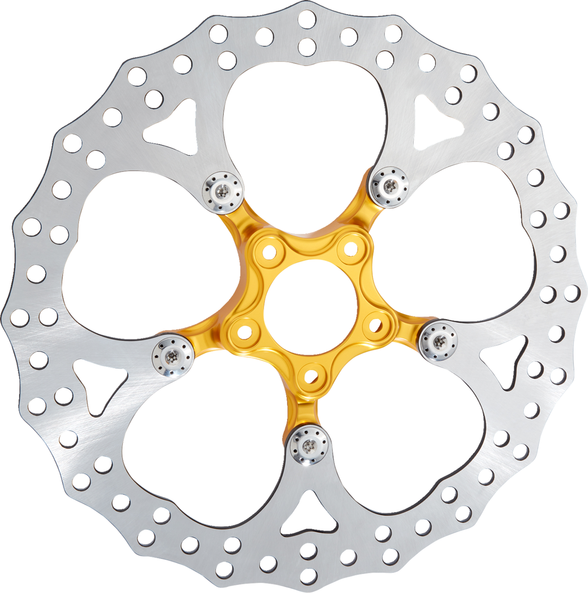 Arlen NESS Spider Rotor - 12-19/32" - Gold - Front