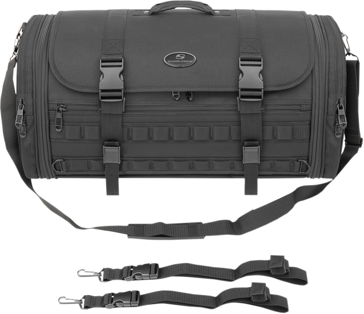 Saddlemen TR3300 Tactical Deluxe Rack Bag - Black