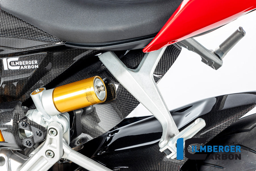 Ilmberger Carbon Exhaust Protection Ducati Streetfighter V2 - Gloss