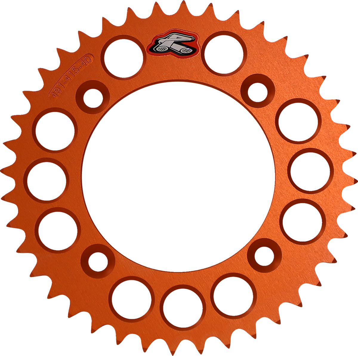 Renthal Rear Sprocket - Aluminum - 36 Tooth - Orange - Gas Gas/Husqvarna/KTM