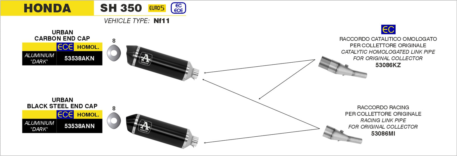 53538AKN Urban Aluminium Dark Slip On With Carbon End Cap