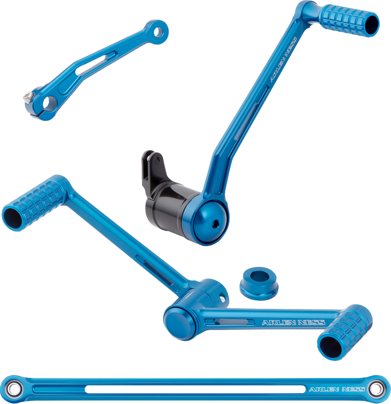 Arlen NESS SpeedLiner Foot Control Kit W/ Heel/Toe Shifter - Blue