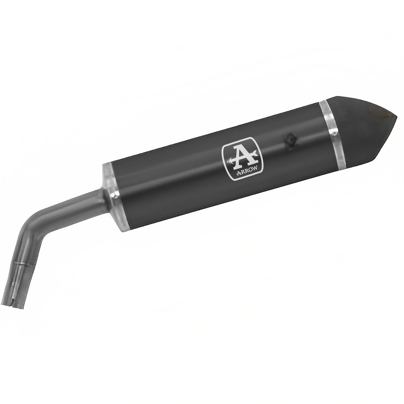 Arrow 72614AKN Maxi Race-Tech Aluminium Dark Slip On With Carbon End Cap
