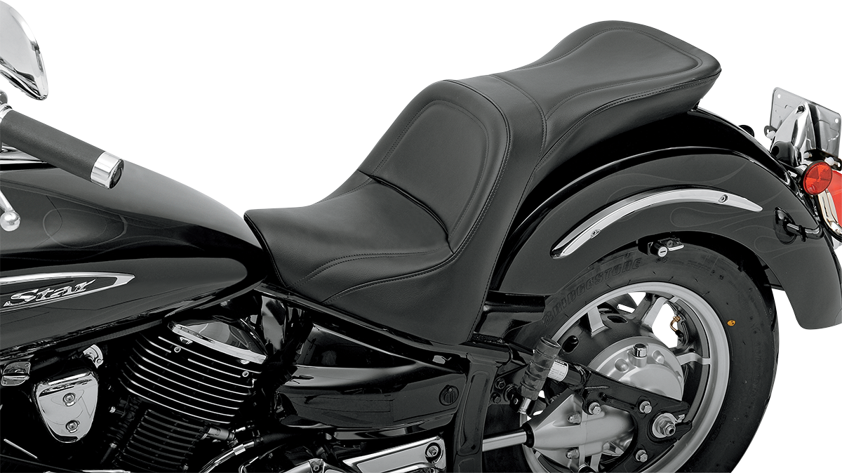 Saddlemen Seat - Explorer™ - Without Backrest - Stitched - Black - XVS1100