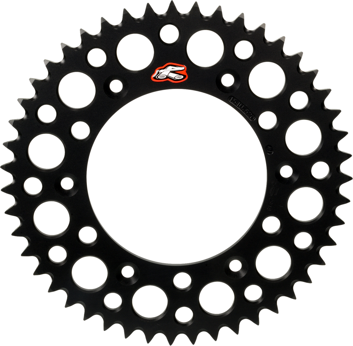 Renthal Rear Sprocket - Aluminum - 50 Tooth - Black - Gas Gas/Husqvarna/KTM