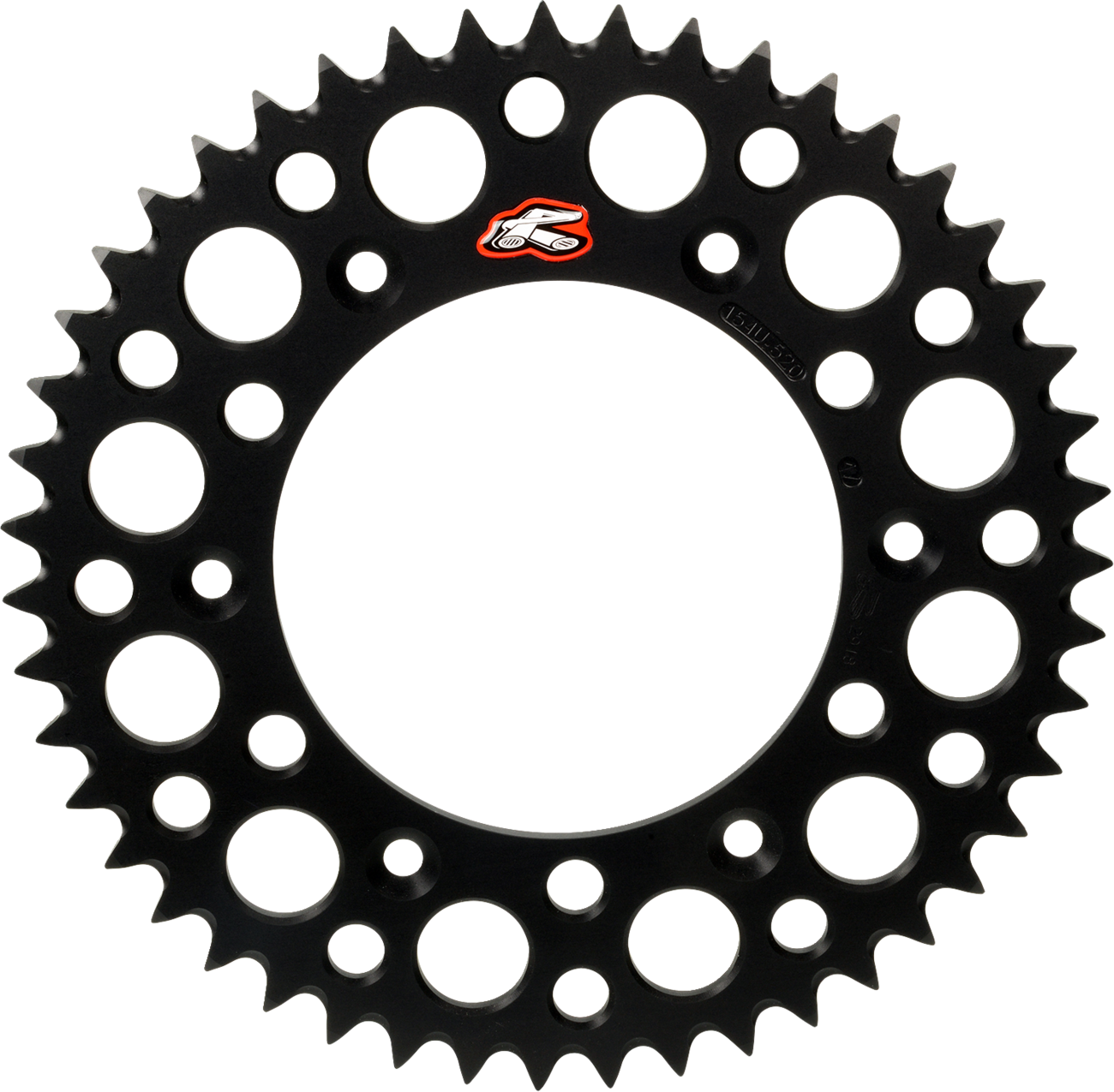 Renthal Rear Sprocket - Aluminum - 50 Tooth - Black - Gas Gas/Husqvarna/KTM