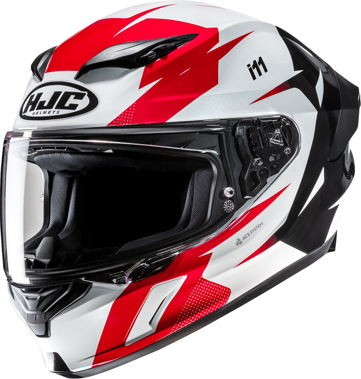 HJC I11 Plus Instant Helmet - Black / MC1 / Red / White / 3XL