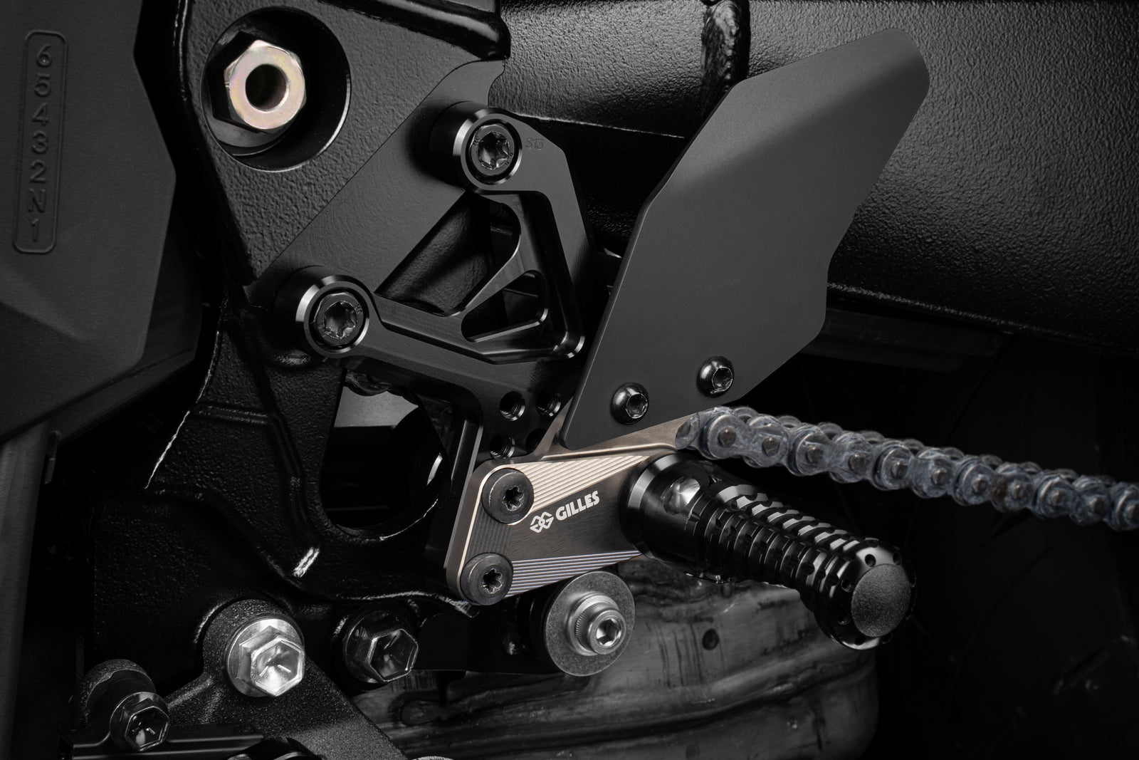 Gilles Tooling Footrest System AS31GT3 Black