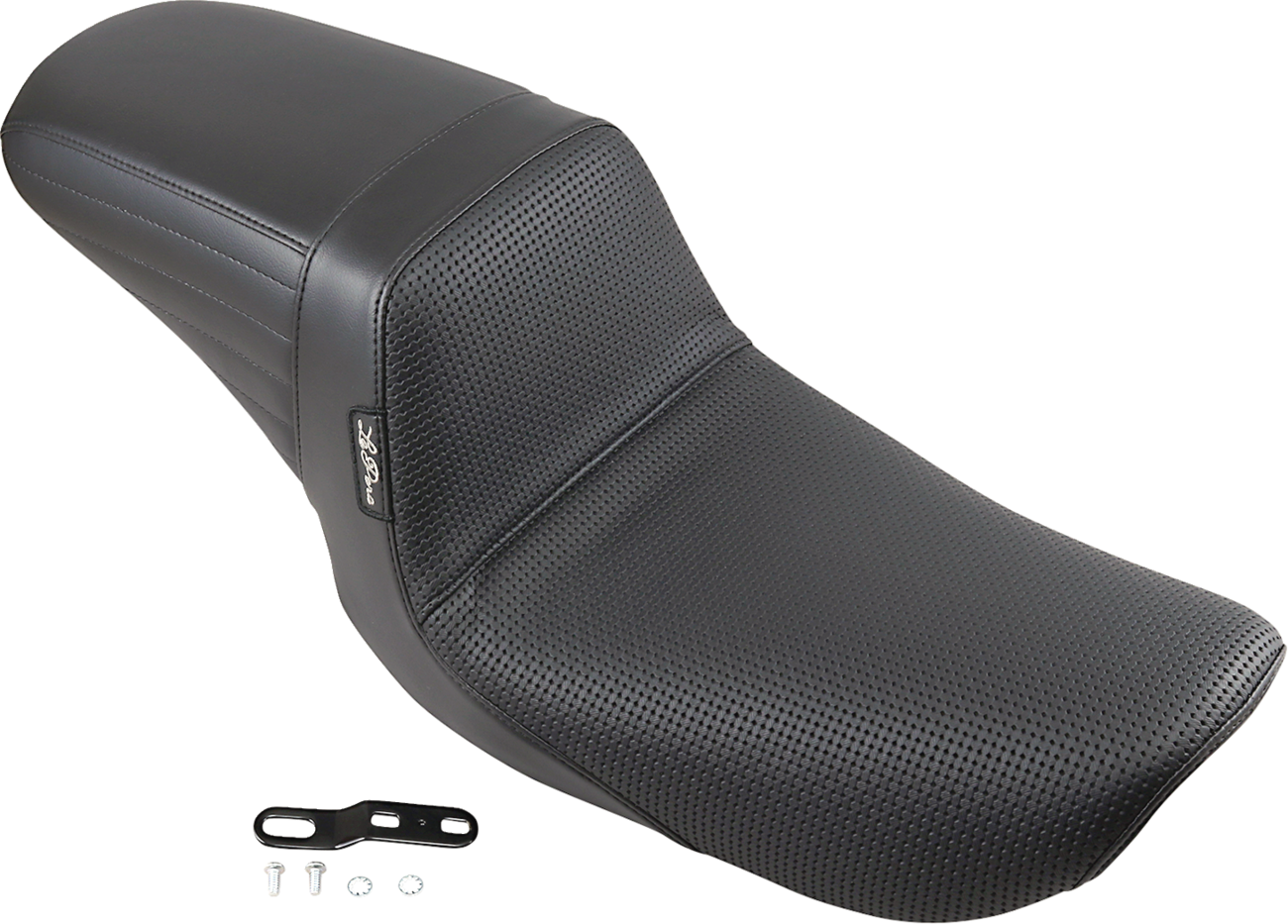 Le Pera Kickflip Seat - Basketweave - Black - FXD '96-'03