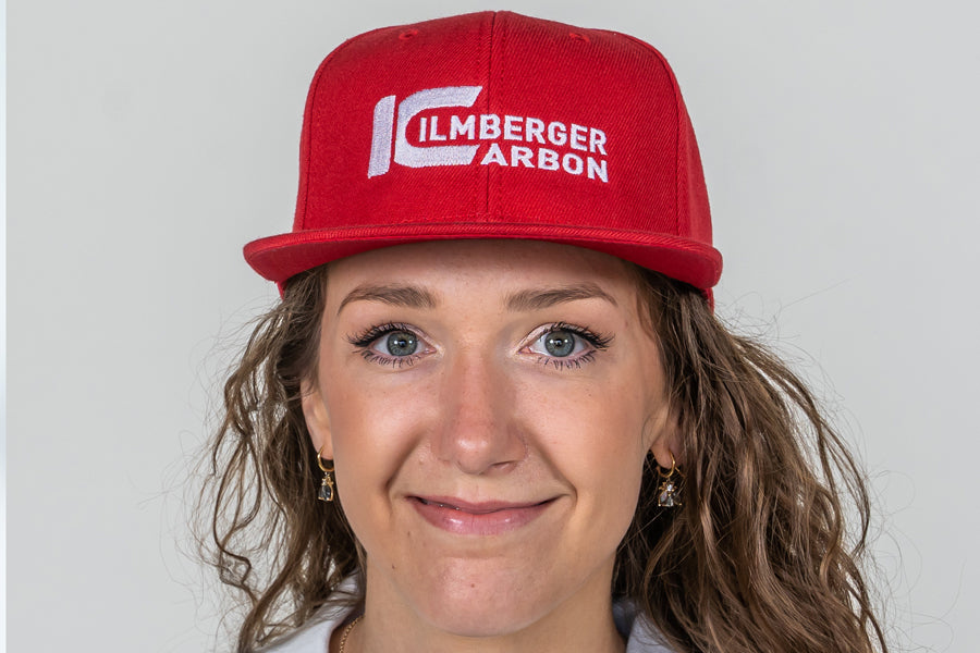 Ilmberger Carbon Cap Flexfit Red