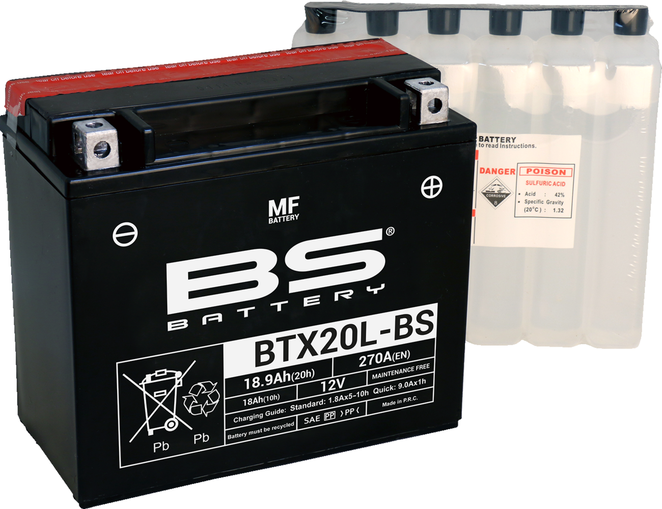 BS Battery Battery - BTX20L-BS (YTX)