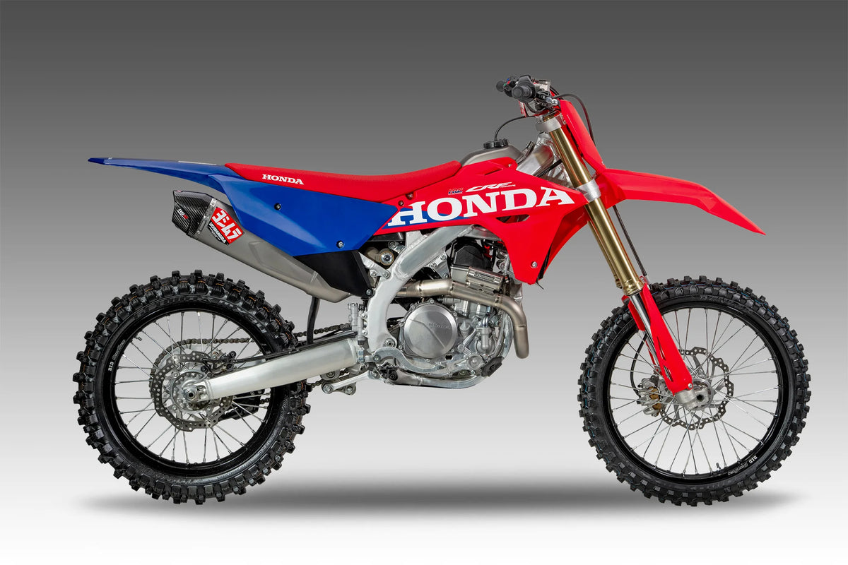 Yoshimura CRF450R/RX 2027 RS-12evo Titanium Full Exhaust, W/ Titanium Muffler