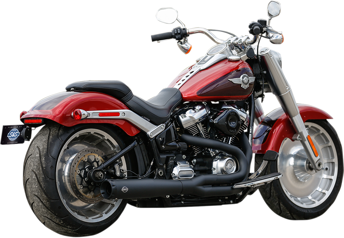 S&S Cycle 2:1 50 State Exhaust For M8 Softail - Black