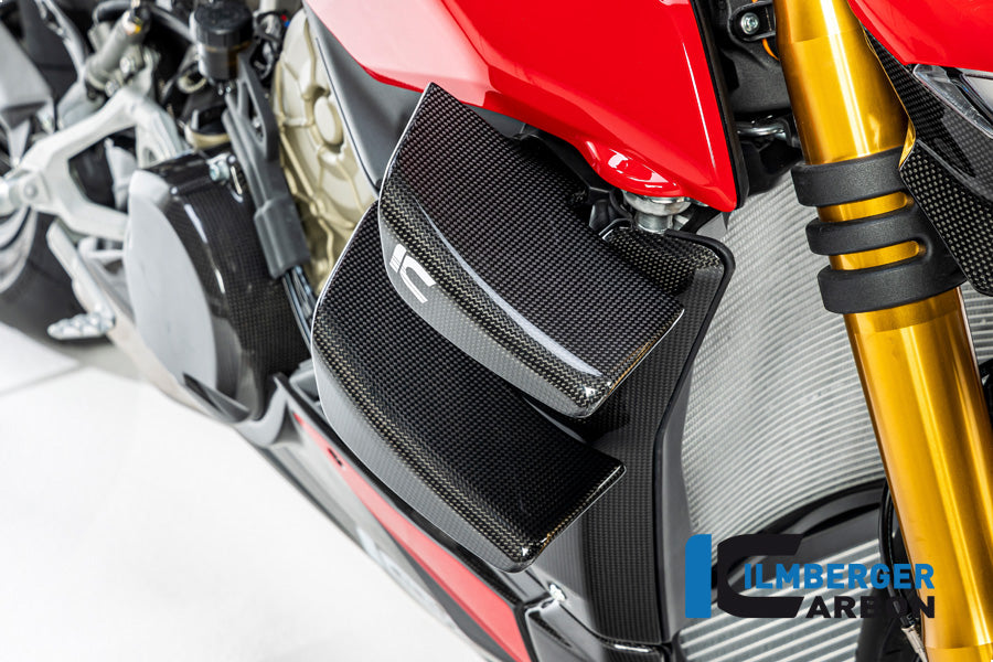Ilmberger Carbon Fairing Side Winglet Kit Right V4 Ducati Streetfighter - Gloss