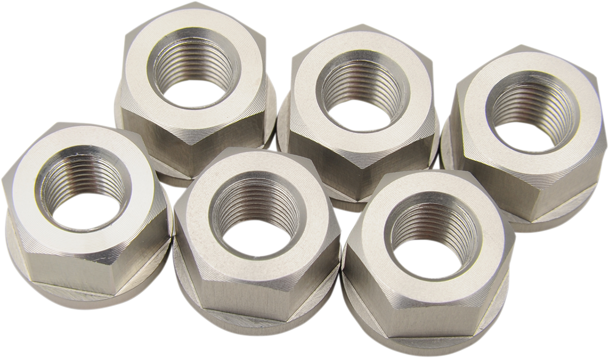 Driven Racing Sprocket Nuts - Sport Bike - Silver - M10 X 1.25