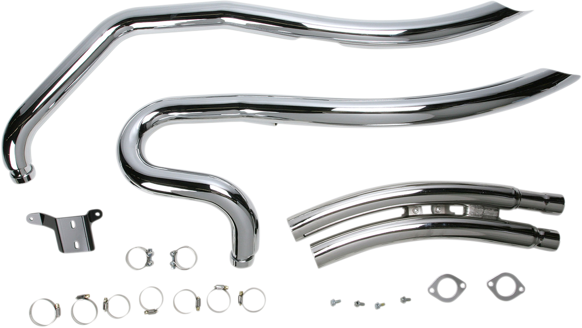 Cobra Speedster Swept Exhaust - Chrome - M90