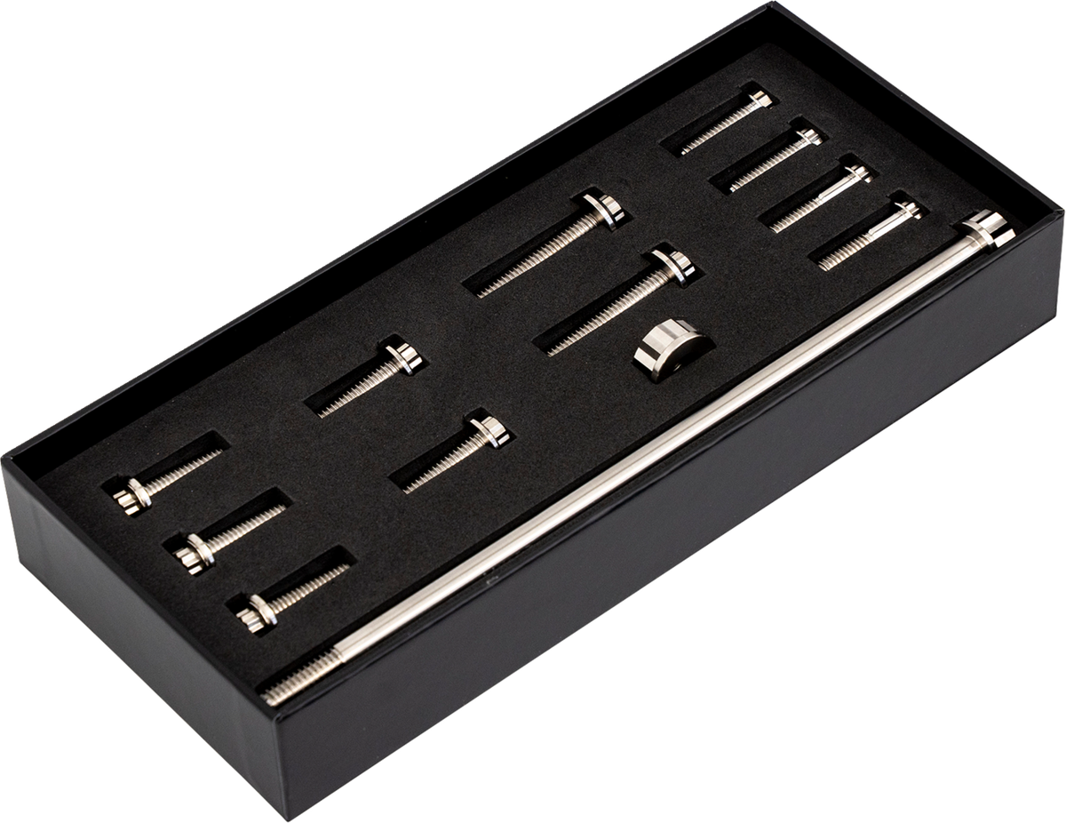 Trask Bitchin' Bolts Hardware Kit - Titanium - M8 - Motor Mount
