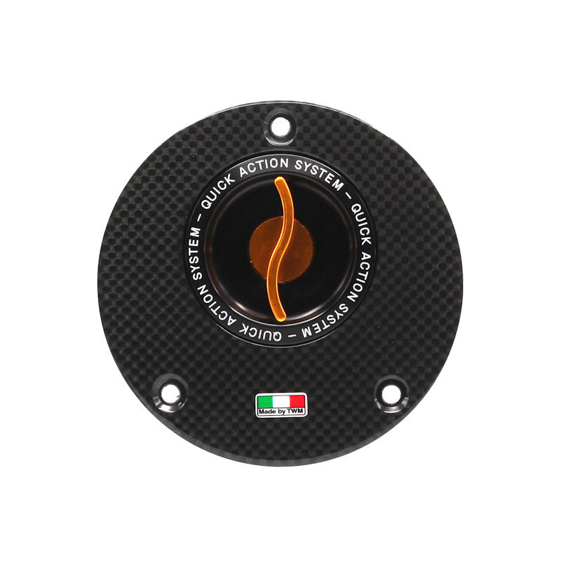 TWM Quick Action Carbon Fiber Gas Cap for Yamaha - TYFP.01