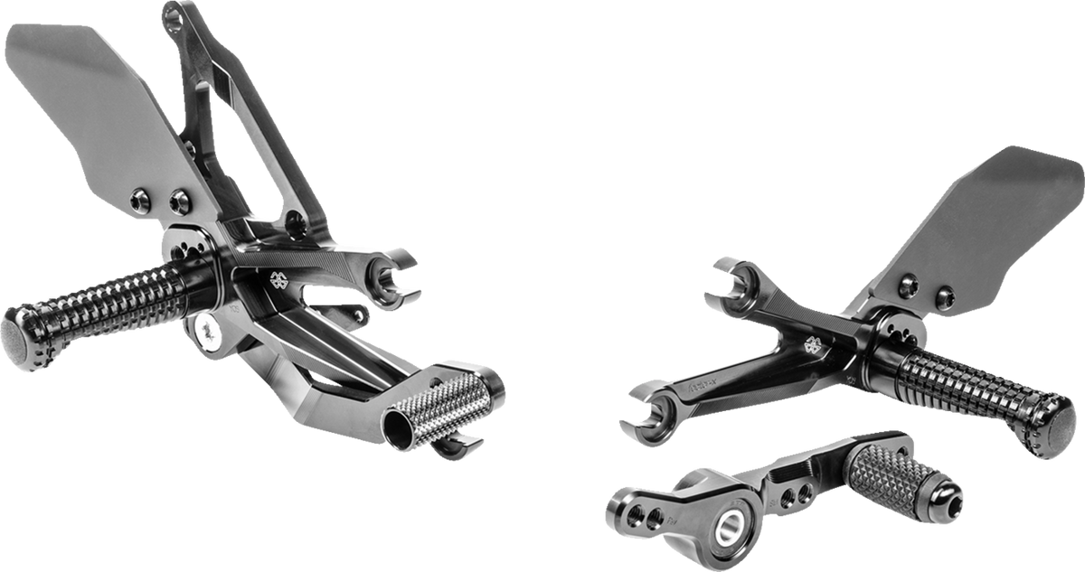 Gilles Tooling FXR Rearset - Black - Yamaha