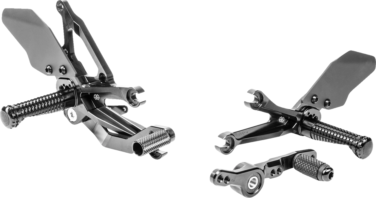 Gilles Tooling FXR Rearset - Black - Yamaha