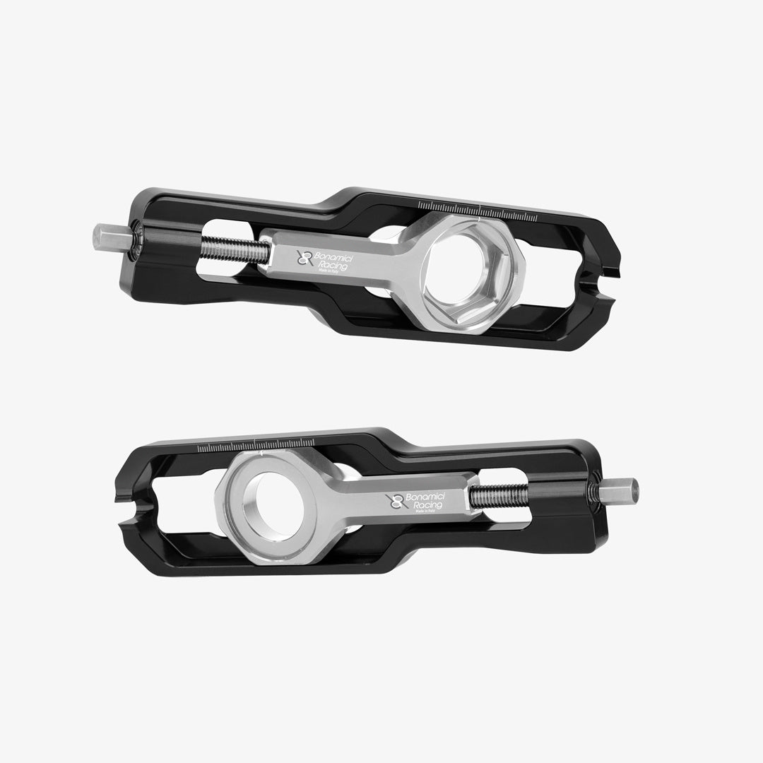 Bonamici Racing Chain Adjuster - Ducati Panigale V2-V2s - Silver