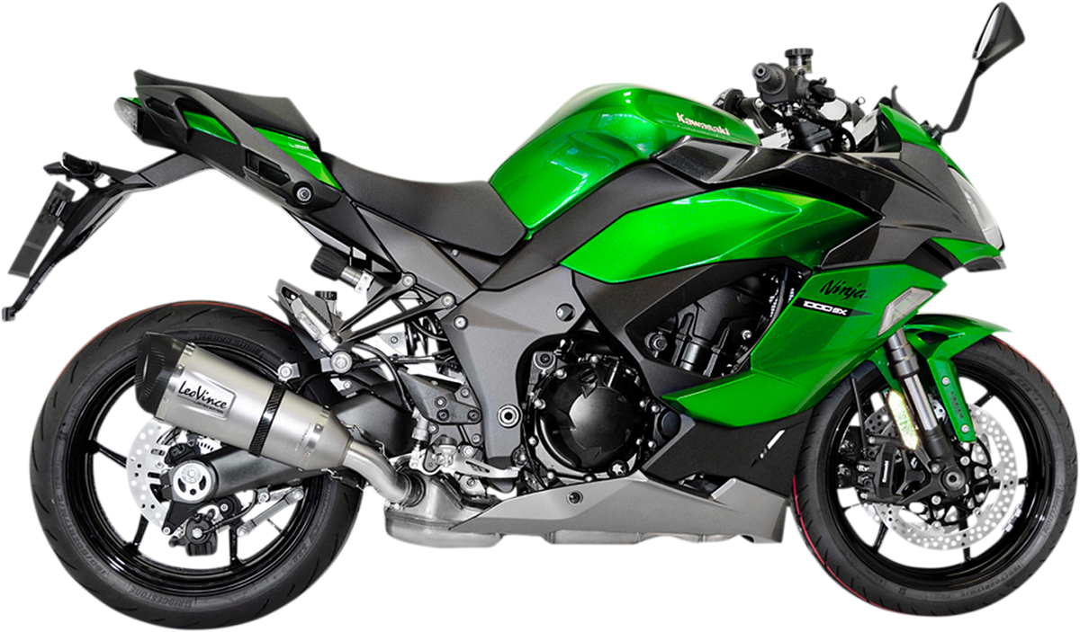 LeoVince Factory S Slip-On Muffler - Titanium - Ninja 1000 SX