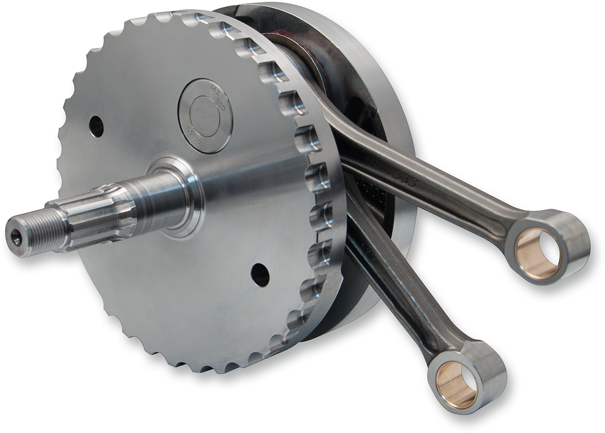 S&S Cycle Flywheel Assembly - 4-5/8" - W/O Sprocket Bearing Race - Twin Cam "B" W/124" S&S Motor '00 -'06
