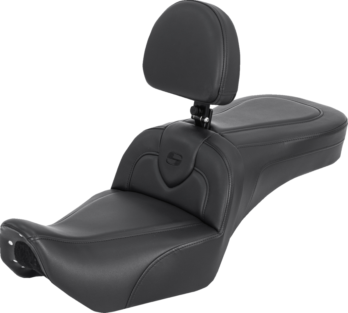 Saddlemen RoadSofa™ Seat - With Backrest - Black - RH975 '22-'25