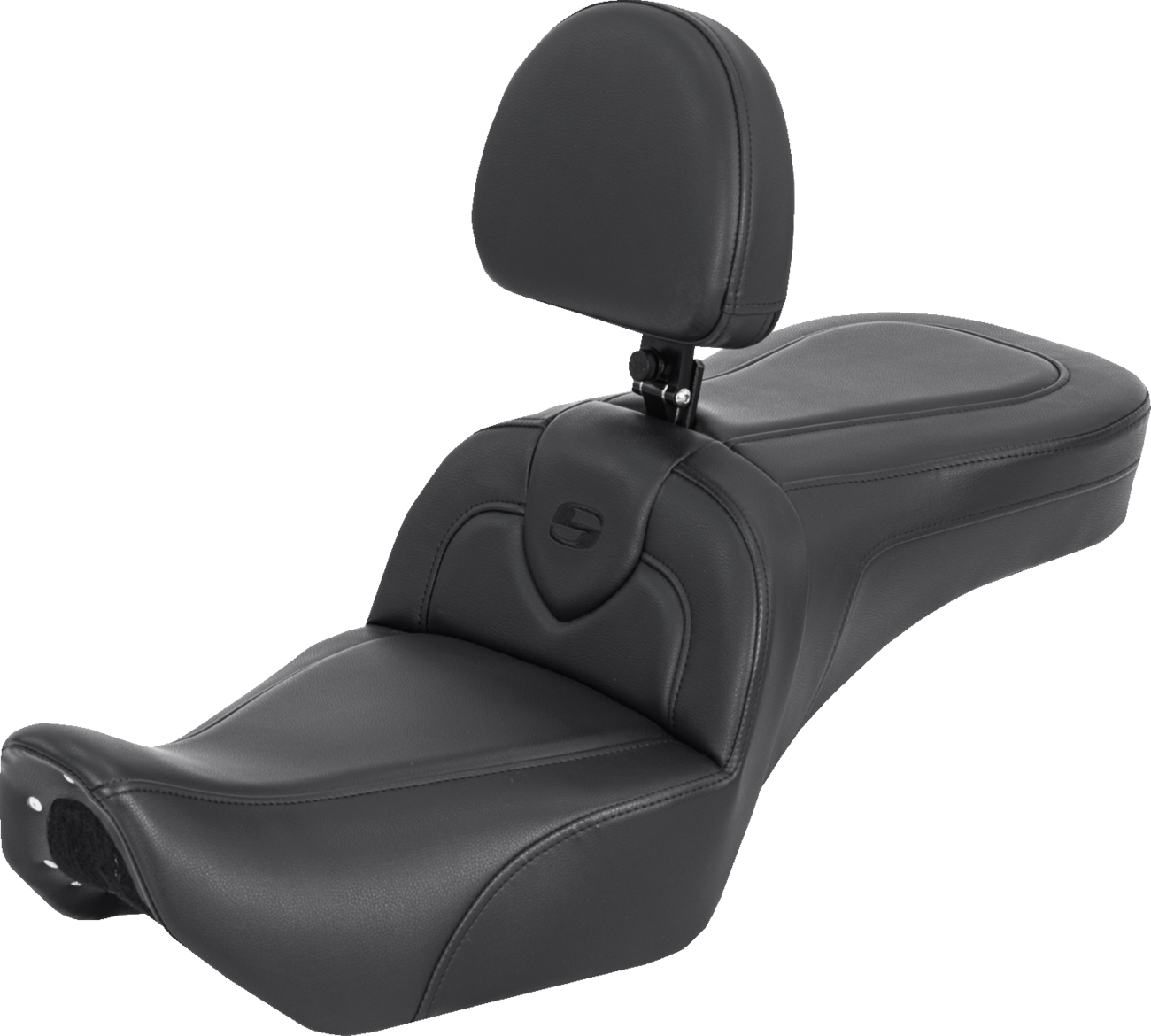 Saddlemen RoadSofa™ Seat - With Backrest - Black - RH975 '22-'25