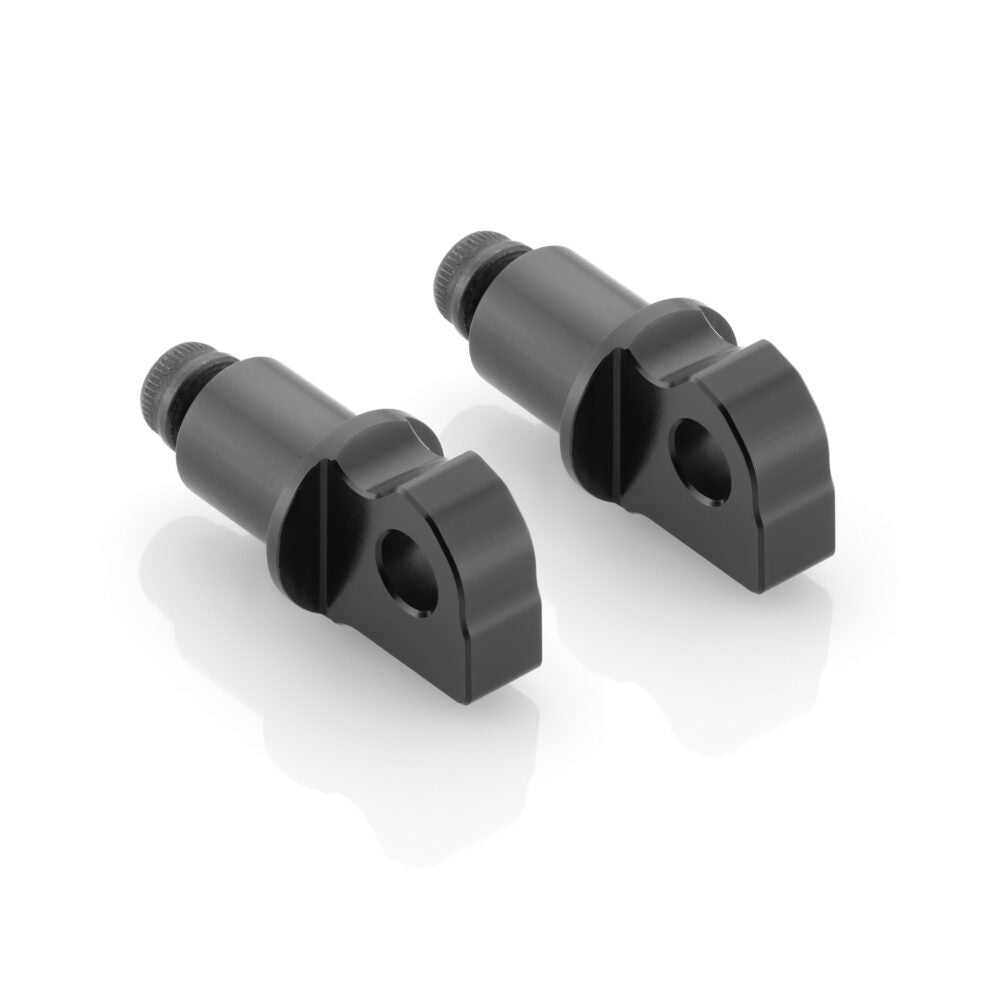 Rizoma Peg Mounting Kit - Black / Rider