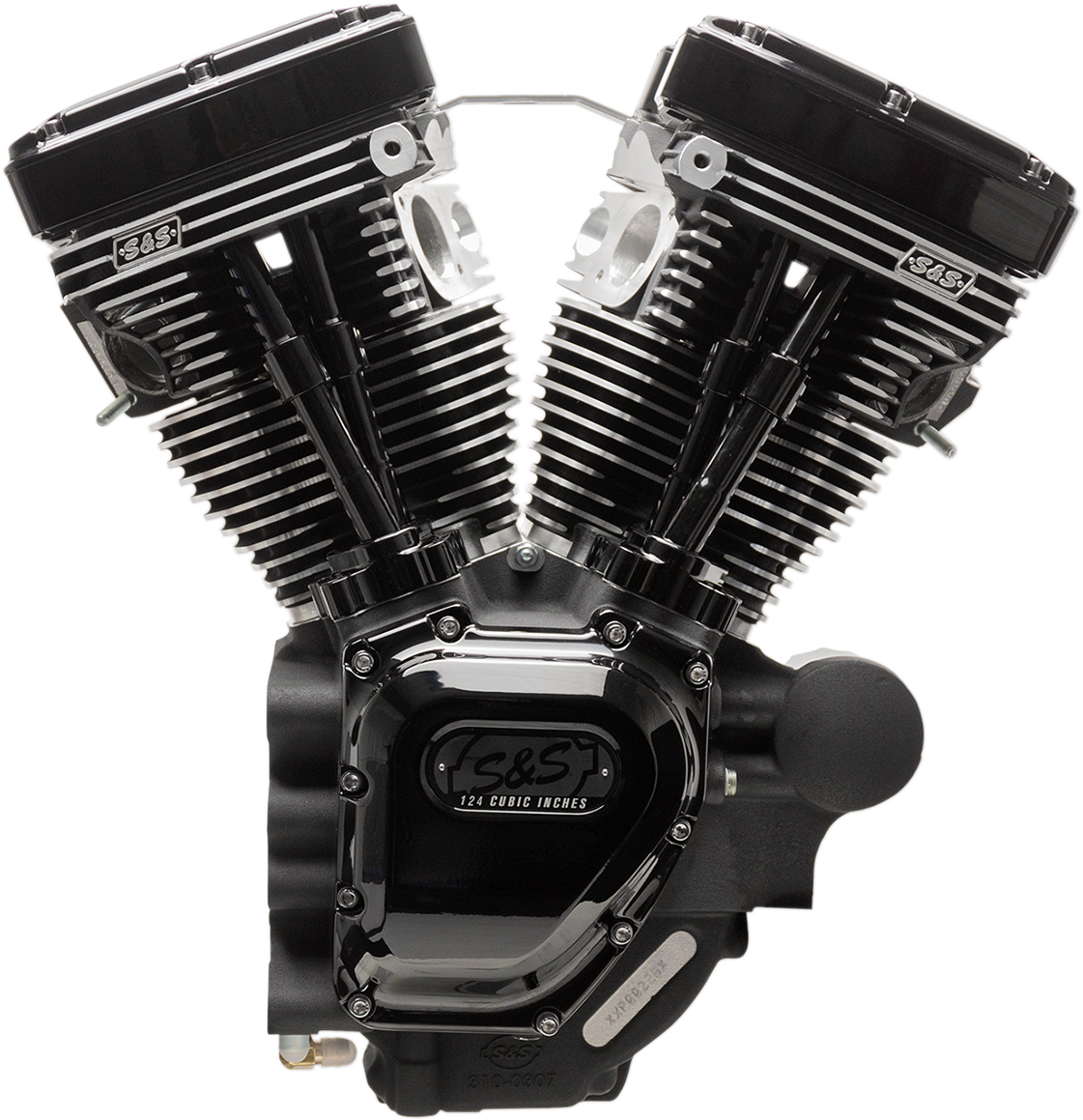 S&amp;S Cycle T124 Long Block Engine - Black - Touring