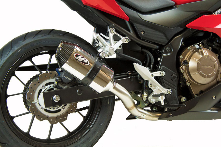 M4 Exhaust 2017 Honda CBR500 Polished Full System