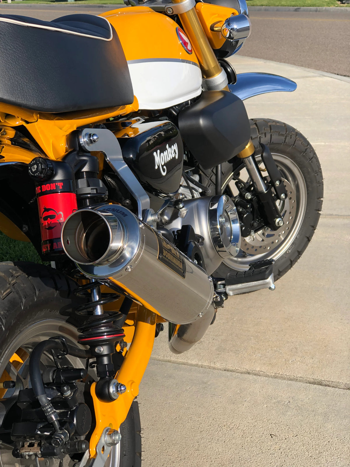 Yoshimura U.S. SPEC MONKEY 19-26 Race GP-MAGNUM Stainless Full Exhaust, W/ Stainless Muffler