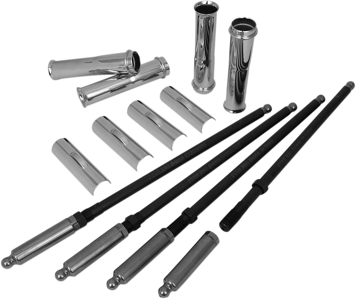 Feuling Parts Pushrods/Tube Kit - Quick Install - Twin Cam