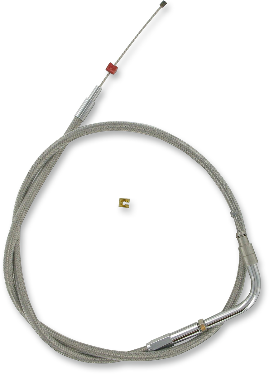 Barnett Stainless Steel Throttle Cable - '00-'01 Sportster