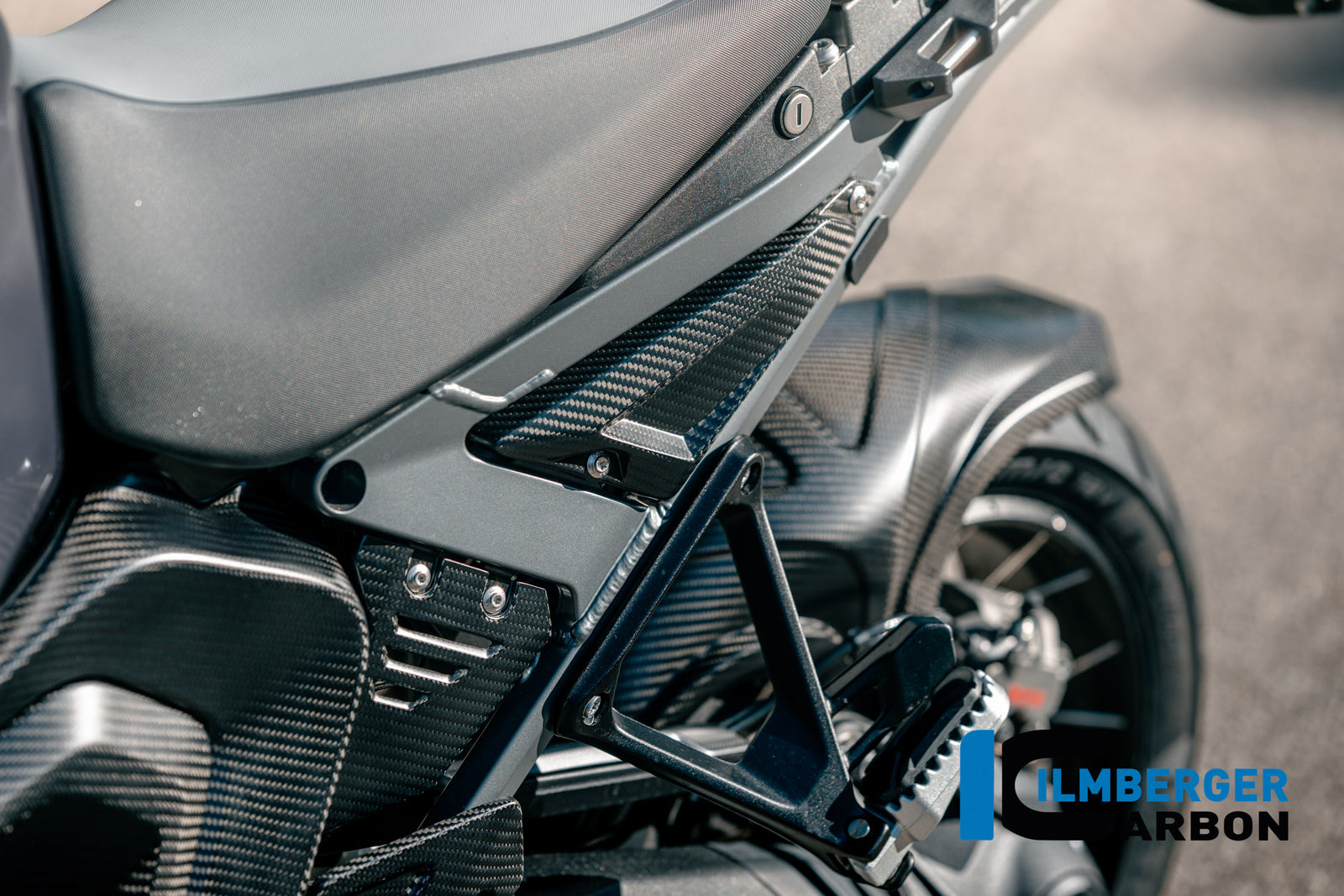 Ilmberger Carbon Subframe Cover Left BMW R 1300 GS Adventure - Matte / Twill
