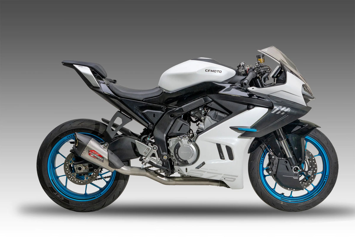 Yoshimura 675SS 2025-26 Race AT2 Stainless Full Exhaust, W/ Stainless Muffler