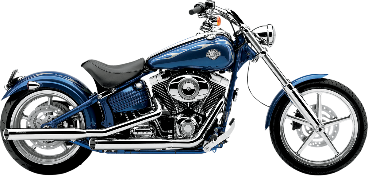 Cobra 3" Slip-On Mufflers - Chrome - '07-'17 FXCW