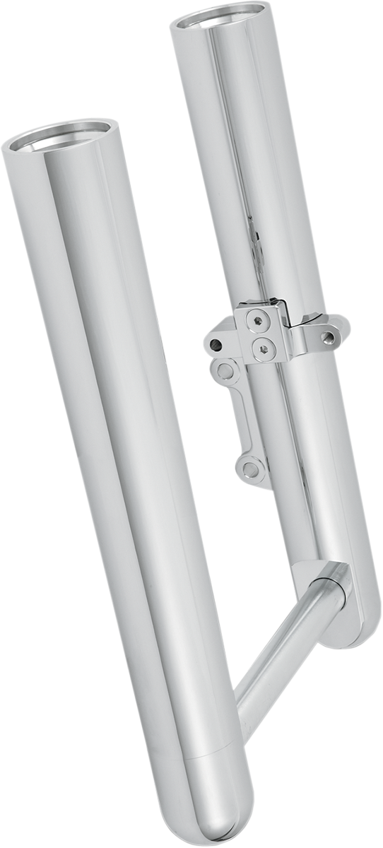 Arlen NESS Fork Legs - Chrome - Hot Legs - Custom Single Disc - Smooth - '00-'06 FLST