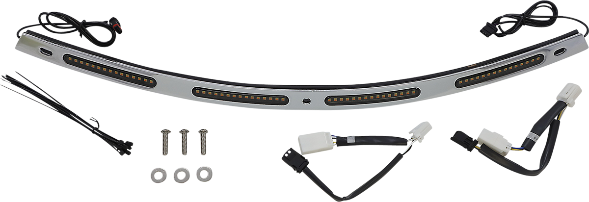 Custom Dynamics Windshield Trim - Chrome