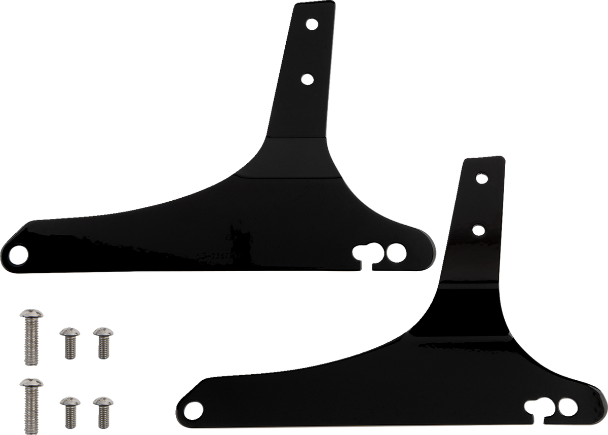 Cobra Standard Sissy Bar - Black - Dyna