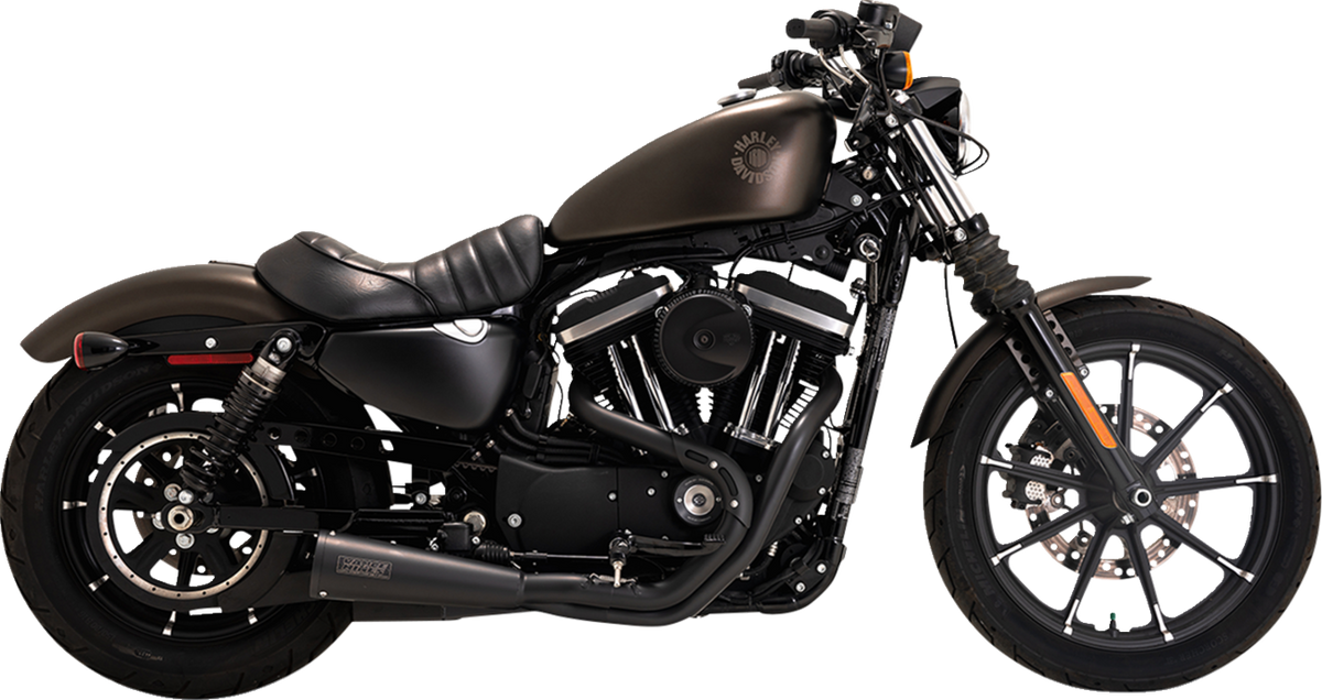 Vance &amp; Hines Upsweep 2-Into-1 Exhaust System - Stainless Steel - Black