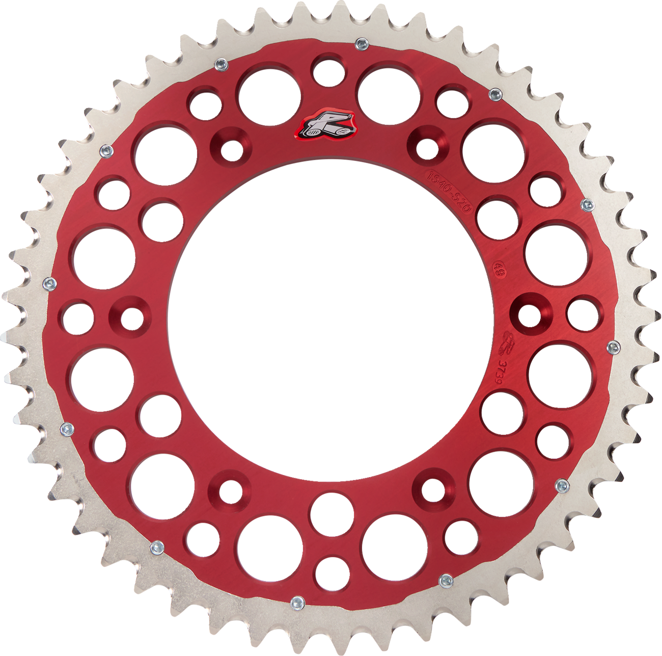 Renthal Twinring™ Rear Sprocket - 49 Tooth - Red - Honda