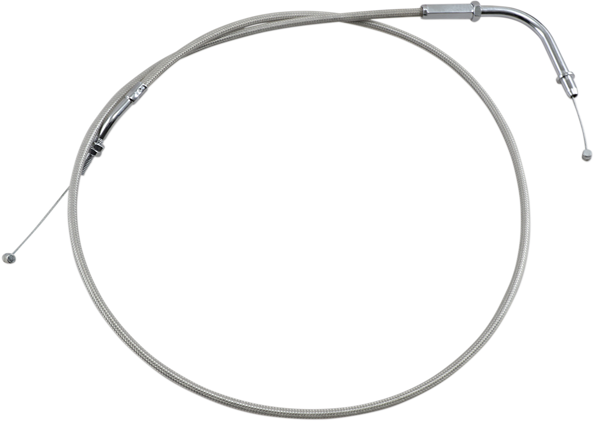 Motion Pro Armor Coat Stainless Steel Throttle/Idle Cable For Cruisers - Pull - 1600/1700 Road Star