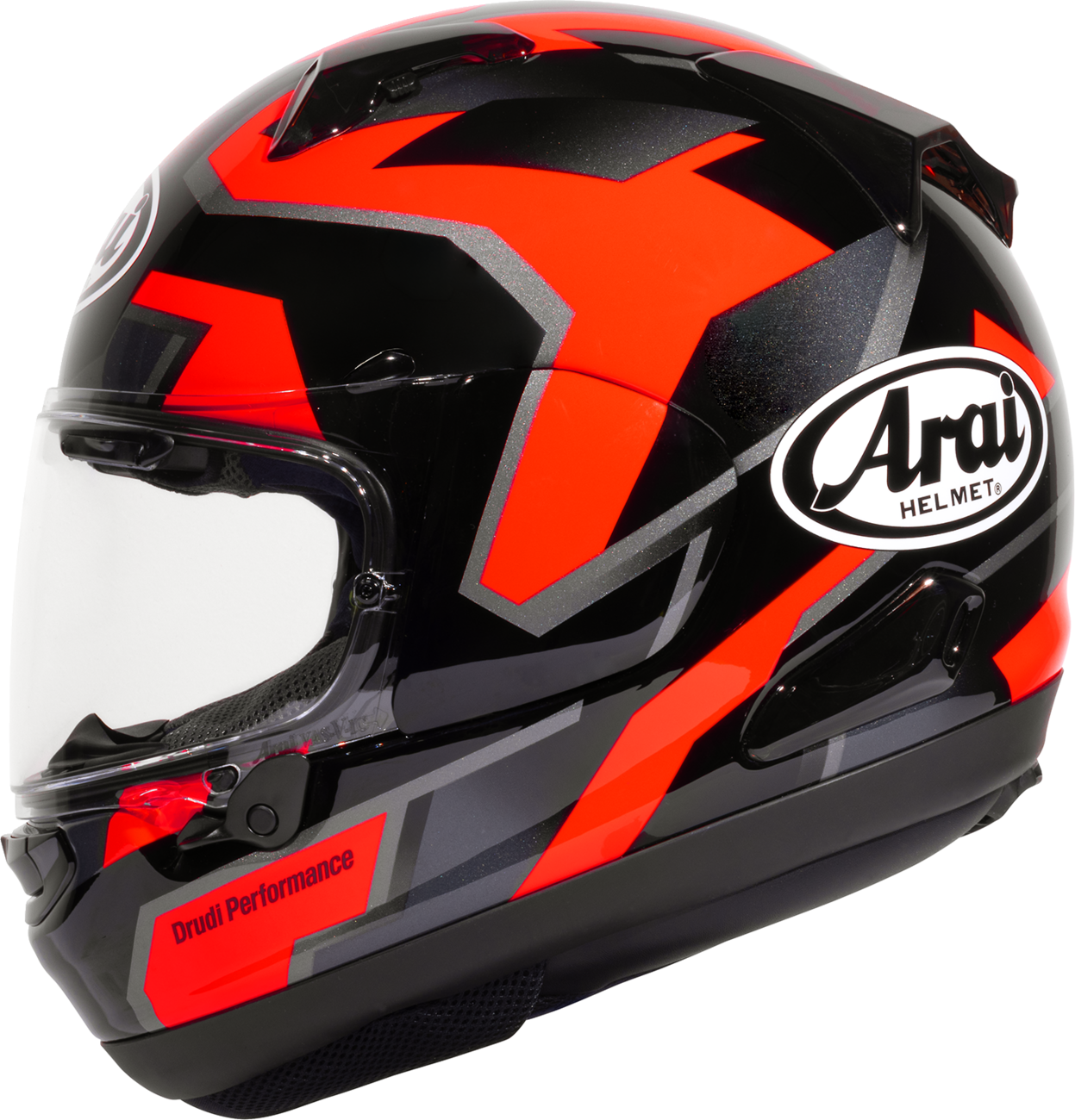 ARAI Helmets Signet-X Robotik Helmet - Black / Gloss / Gray / Red / L